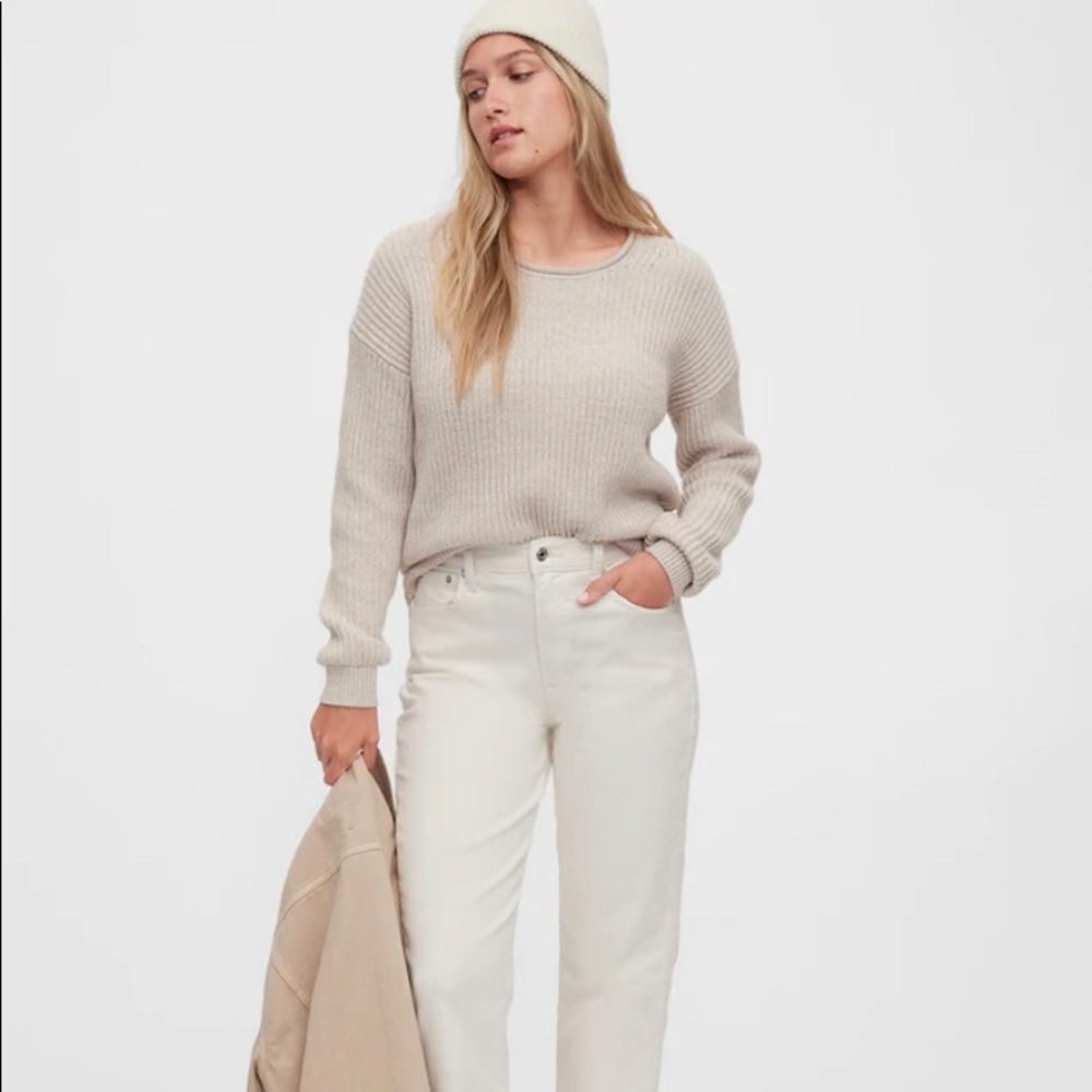 GAP Relaxed Rollneck Shaker Sweater